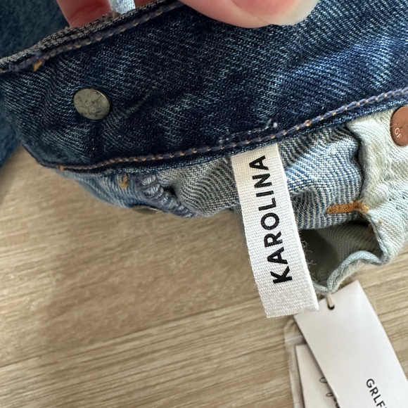 GRLFRND Karolina two toned jeans NWT 27 - Picture 6 of 7